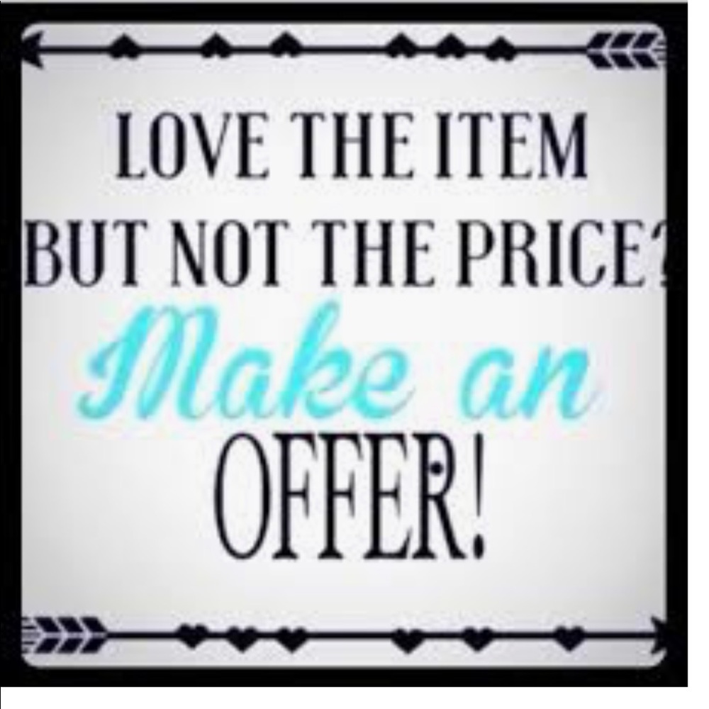 All reasonable offers accepted!